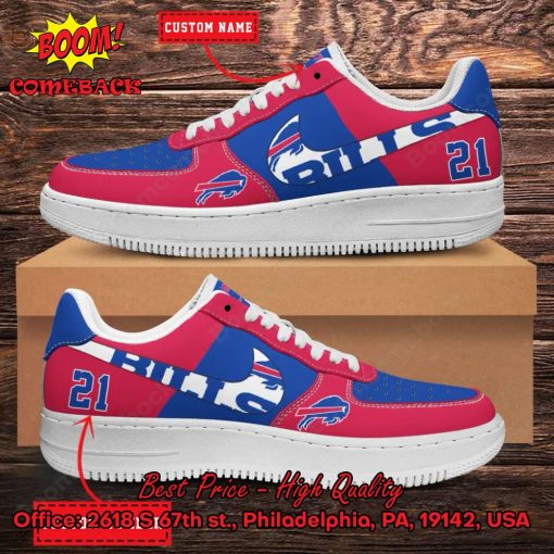 NFL Buffalo Bills Personalized Nike Air Force Sneakers