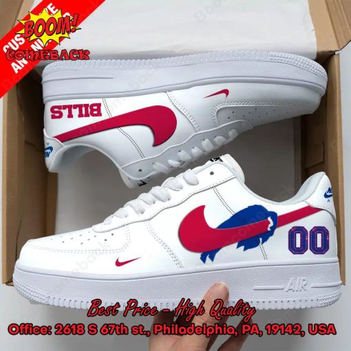 NFL Buffalo Bills Personalized Custom Nike Air Force Sneakers