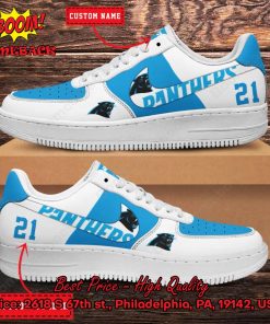 NFL Carolina Panthers Personalized Nike Air Force Sneakers