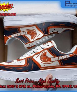 NFL Chicago Bear Nike Air Force 1 Shoes