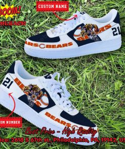 NFL Chicago Bears Mascot Personalized Nike Air Force Sneakers