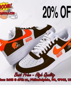 NFL Cleveland Browns Logo Nike Air Force Sneakers