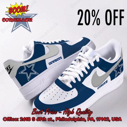 NFL Dallas Cowboys Logo Nike Air Force Sneakers