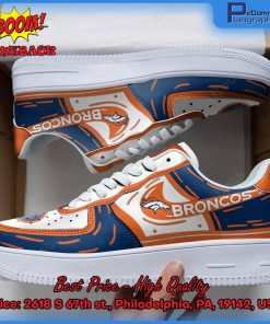 NFL Denver Broncos Nike Air Force 1 Shoes