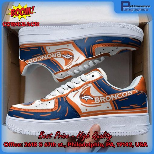 NFL Denver Broncos Nike Air Force 1 Shoes