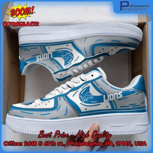 NFL Detroit Lions Nike Air Force 1 Shoes