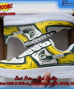 NFL Green Bay Packers Nike Air Force 1 Shoes