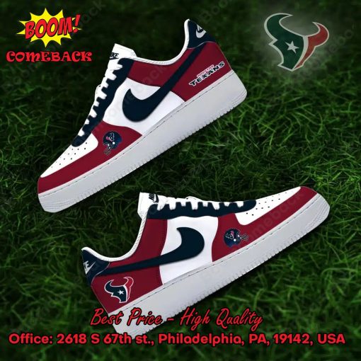 NFL Houston Texans Nike Air Force Sneakers