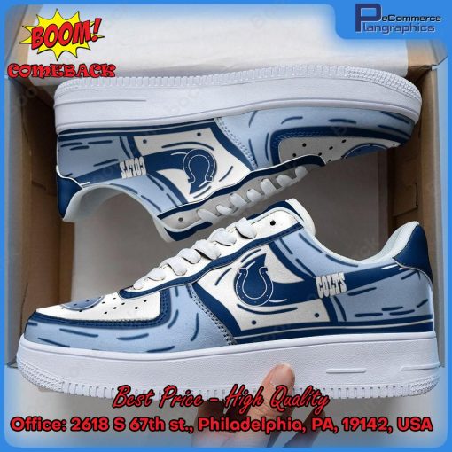 NFL Indianapolis Colts Nike Air Force 1 Shoes