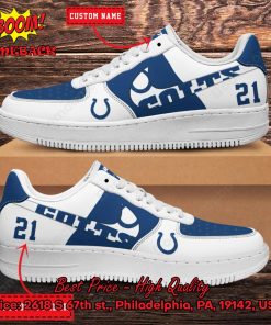 NFL Indianapolis Colts Personalized Nike Air Force Sneakers