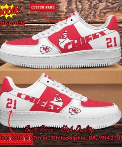 NFL Kansas City Chiefs Personalized Nike Air Force Sneakers