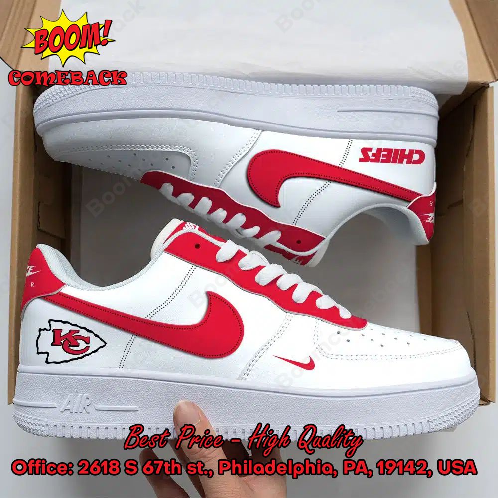 NFL Kansas City Chiefs Nike Air Force 1 Sneakers