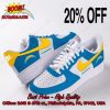 NFL Los Angeles Chargers Louis Vuitton Theme Custom Nike Air Force Sneakers