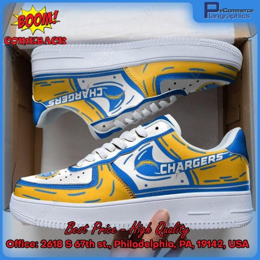 NFL Los Angeles Chargers Nike Air Force 1 Shoes