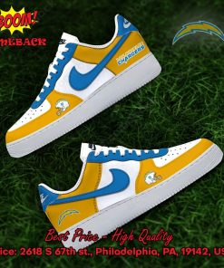 NFL Los Angeles Chargers Nike Air Force Sneakers