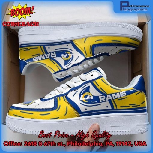 NFL Los Angeles Rams Nike Air Force 1 Shoes