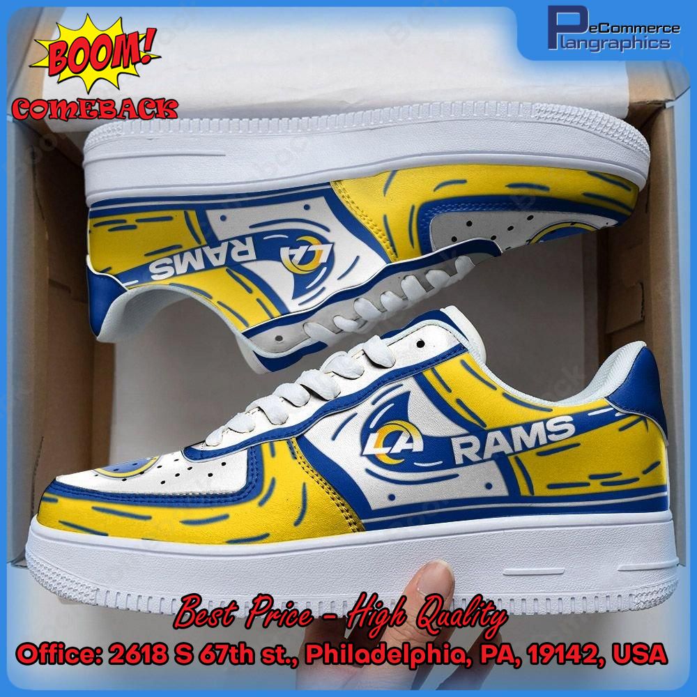 NFL Los Angeles Rams Nike Air Force 1 Shoes