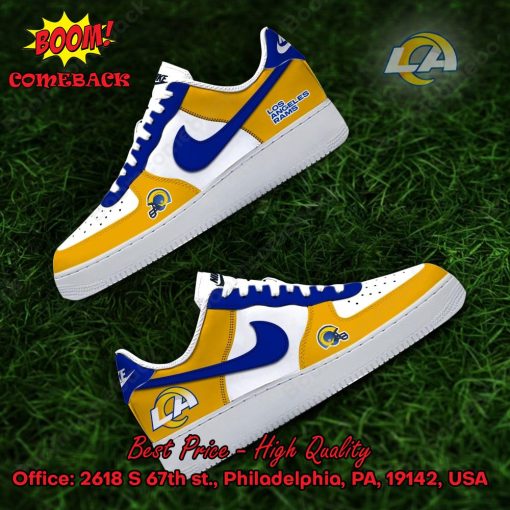 NFL Los Angeles Rams Nike Air Force Sneakers