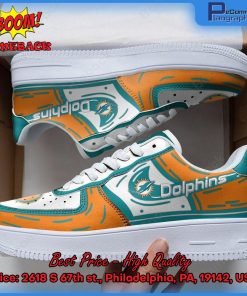 NFL Miami Dolphins Nike Air Force 1 Shoes