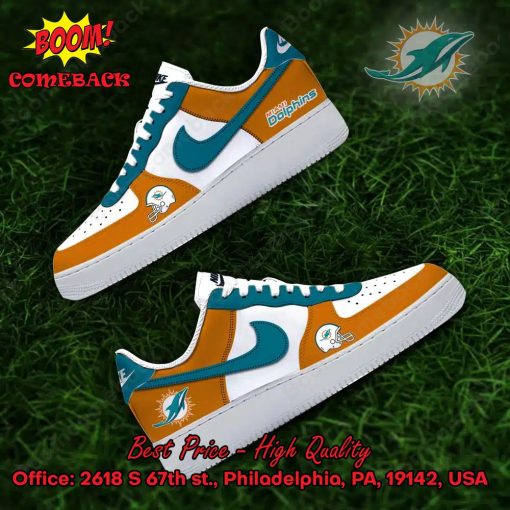 NFL Miami Dolphins Nike Air Force Sneakers