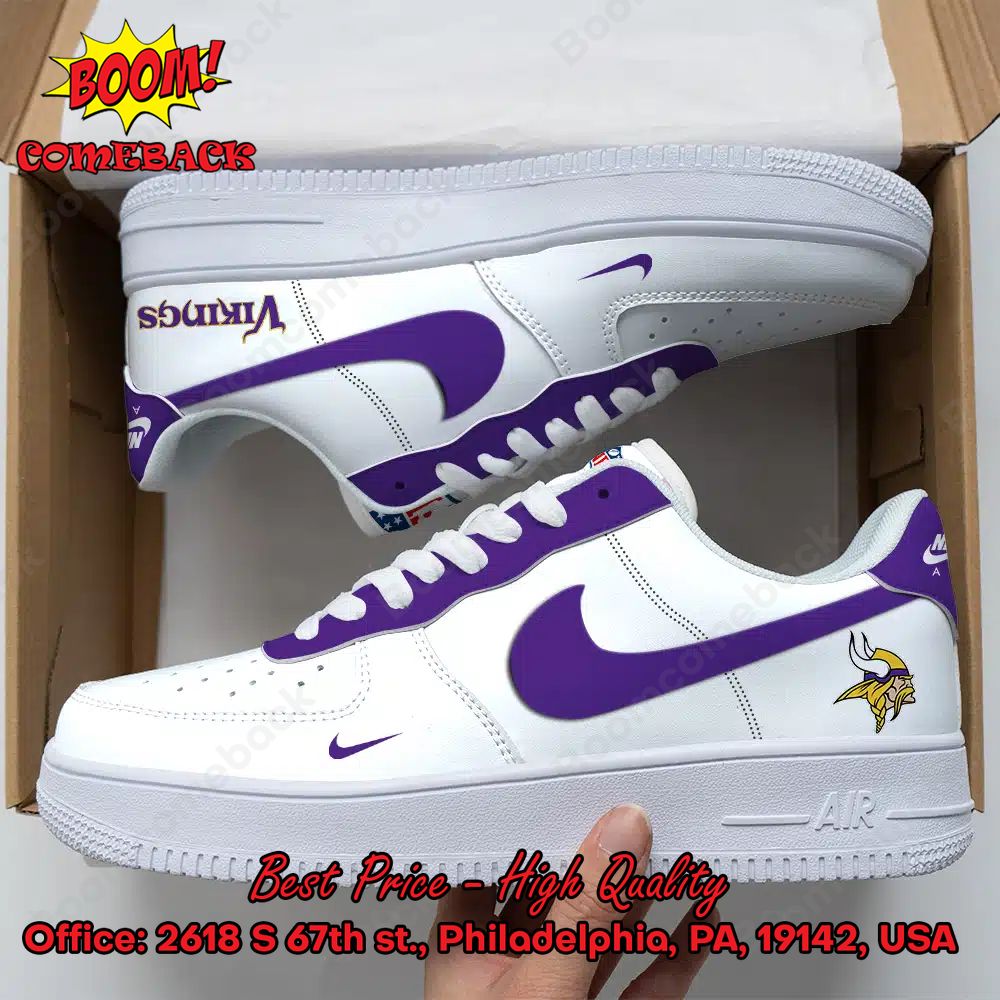 NFL Los Angeles Rams White Nike Air Force Sneakers