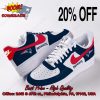 NFL New England Patriots Louis Vuitton Theme Custom Nike Air Force Sneakers