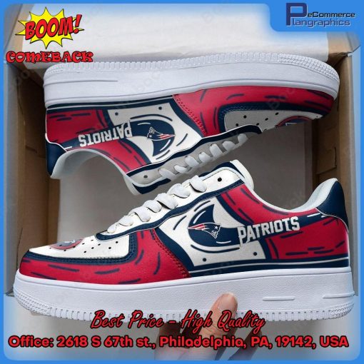 NFL New England Patriots Nike Air Force 1 Shoes