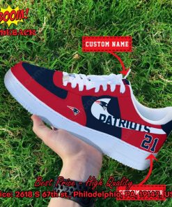 NFL New England Patriots Personalized Nike Air Force Sneakers