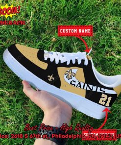NFL New Orleans Saints Personalized Nike Air Force Sneakers