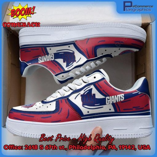 NFL New York Giants Nike Air Force 1 Shoes