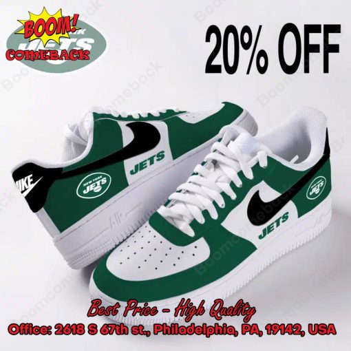 NFL New York Jets Logo Nike Air Force Sneakers