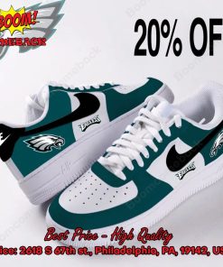 NFL Philadelphia Eagles Logo Nike Air Force Sneakers