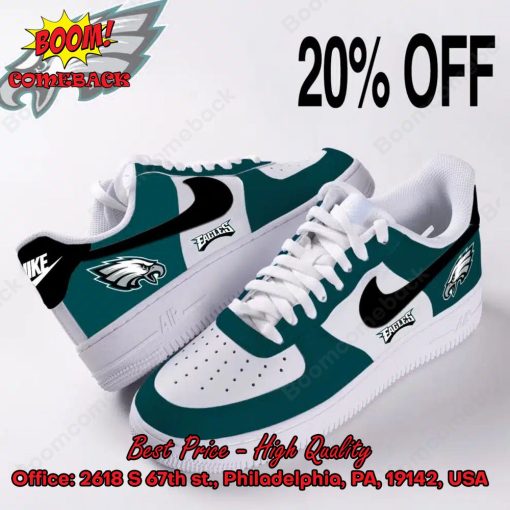 NFL Philadelphia Eagles Logo Nike Air Force Sneakers