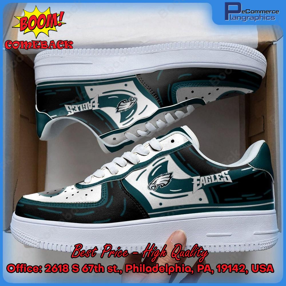 NFL Philadelphia Eagles Nike Air Force 1 Shoes