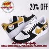 NFL Pittsburgh Steelers Louis Vuitton Theme Custom Nike Air Force Sneakers