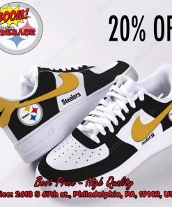 NFL Pittsburgh Steelers Logo Nike Air Force Sneakers