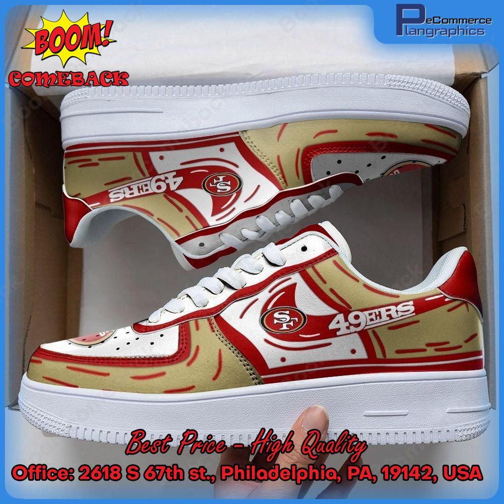 NFL San Francisco 49ers Nike Air Force 1 Shoes