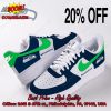 NFL Seattle Seahawks Louis Vuitton Theme Custom Nike Air Force Sneakers