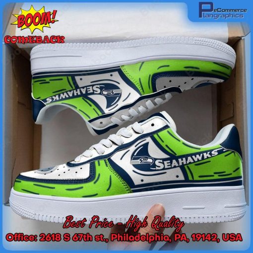 NFL Seattle Seahawks Nike Air Force 1 Shoes