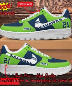 NFL Seattle Seahawks Personalized Nike Air Force Sneakers