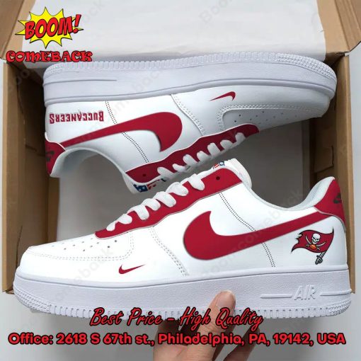 NFL Tampa Bay Buccaneers White Nike Air Force Sneakers