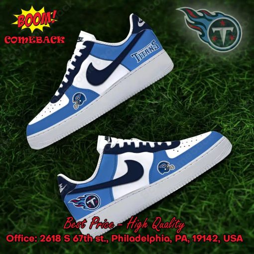 NFL Tennessee Titans Nike Air Force Sneakers