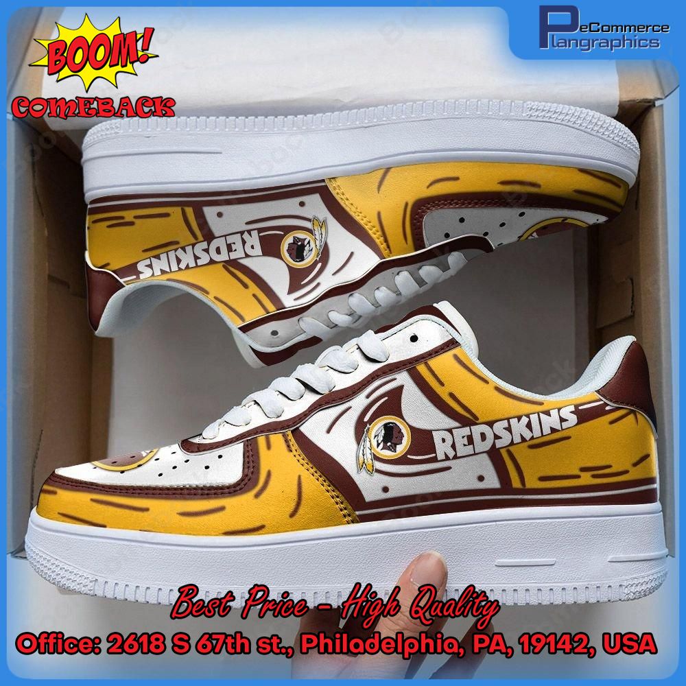 NFL Washington Redskins Nike Air Force 1 Shoes