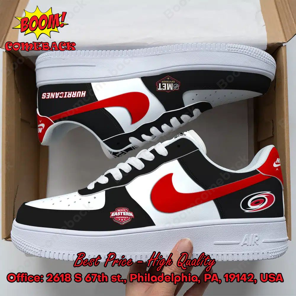 NHL Eastern Carolina Hurricanes Nike Air Force Sneakers