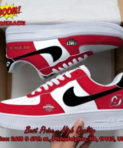 NHL Eastern New Jersey Devils Nike Air Force Sneakers