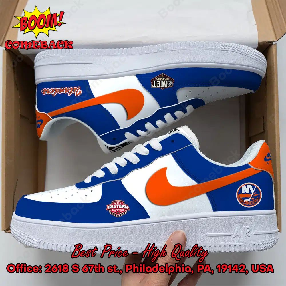 NHL Eastern New York Islanders Nike Air Force Sneakers