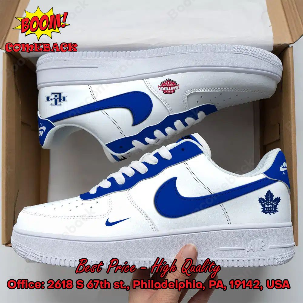 LIMITED DESIGN NHL Eastern Toronto Maple Leafs Logo Nike Air Force