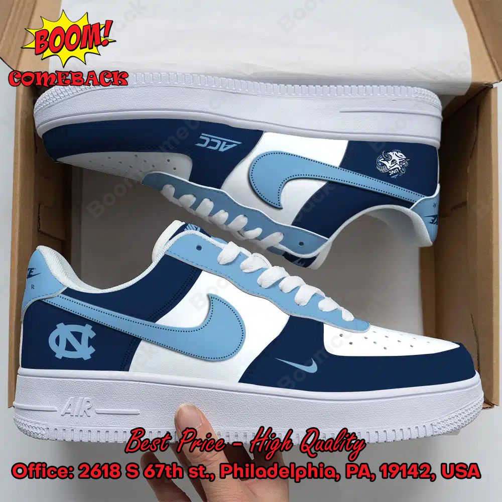 North Carolina Tar Heels NCAA Nike Air Force Sneakers