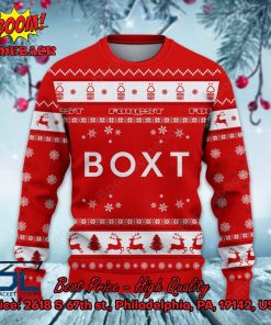 Nottingham Forest Logo Santa Hat Ugly Christmas Sweater