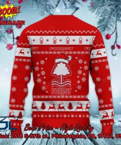 nottingham forest logo santa hat ugly christmas sweater 3 oR8nJ